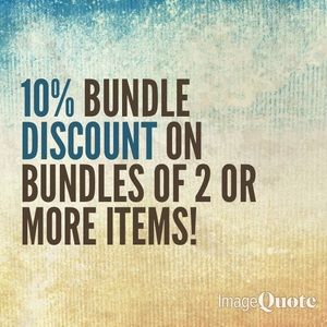 Save 10% off bundles of two or more items.